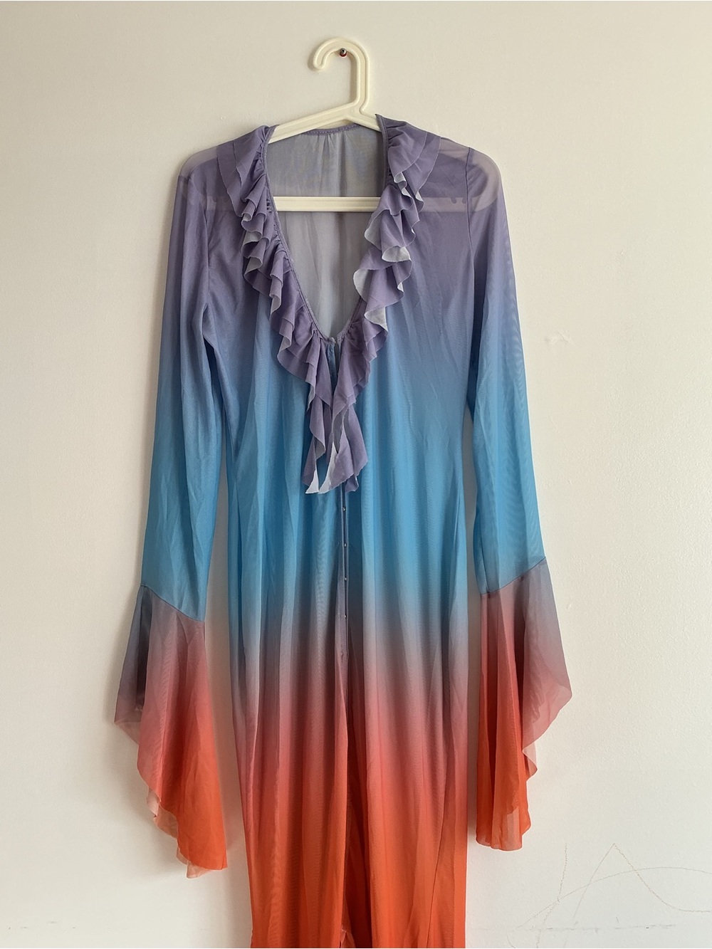 SHEIN Mauve Mesh Layered Dress